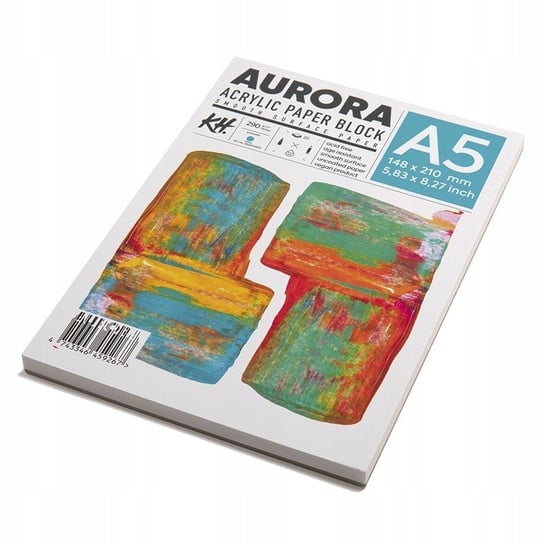 Blok do farb akrylowych AURORA 290g/m2 A5 Aurora