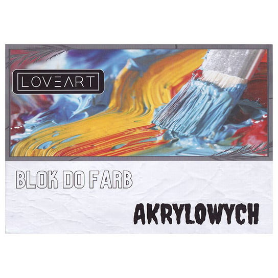 BLOK DO FARB AKRYLOWYCH LOVEART 230g A4 10ark Loveart