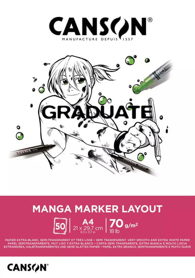 Blok do markerów A4 50k 70g Graduate     Manga Marker Layout, Canson Canson