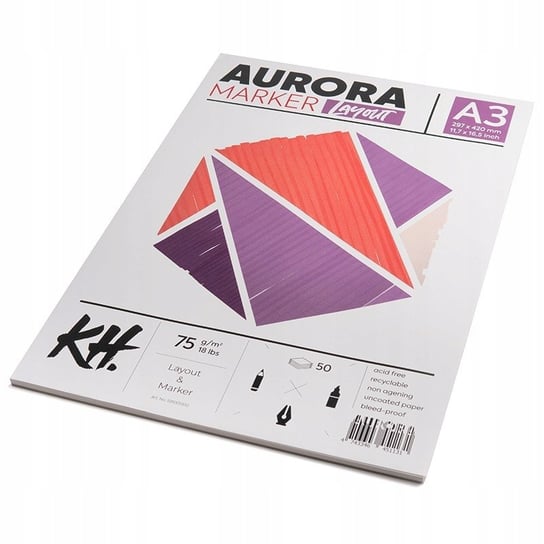 Blok do markerów AURORA Marker & Layout 75g/m2 Aurora