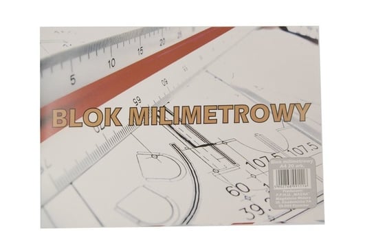 Blok milimetrowy A4 20 ark Shan