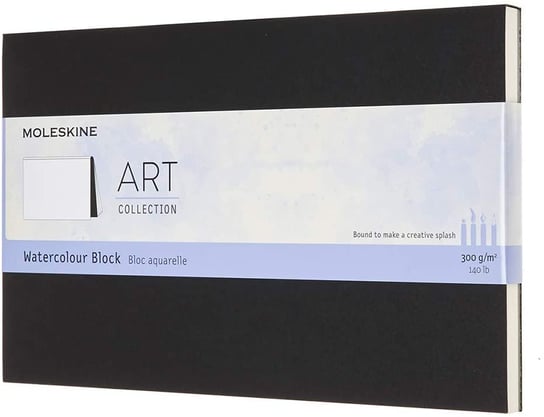 Blok Moleskine Watercolour (23x31 cm), czarny Inna marka