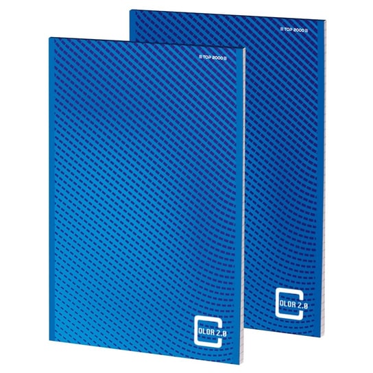 Blok notatnikowy Top 2000 Color 20, A4, 50 Kartek, Kratka, Klejony, Niebieski Hamelin