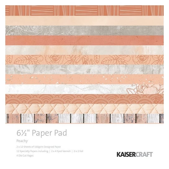 Blok papierów Kaisercraft - PEACHY 16,5x16,5 Kaisercraft