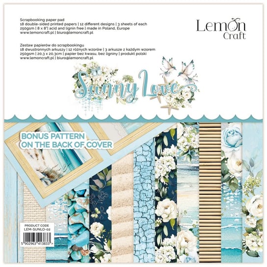 Blok papierów Lemoncraft - SUNNY LOVE 20x20 LemonCraft