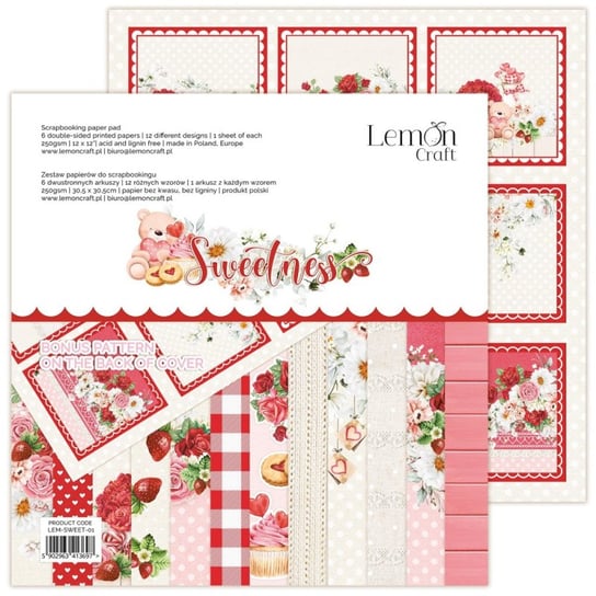 Blok papierów Lemoncraft - SWEETNESS - 30x30 LemonCraft