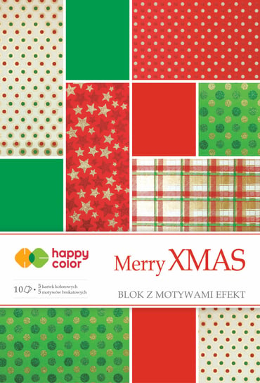 Blok papierów ozdobnych, Merry Christmas, Happy Color Happy Color