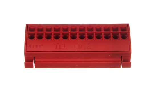 Blok potencjałowy 4mm2 czerwony 812-103 Wago