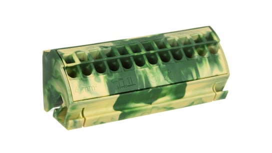 Blok potencjałowy PE 4mm2 żółto-zielony 812-100 Wago