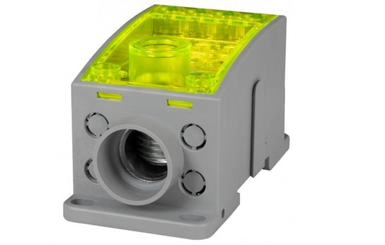 Blok Rozdzielczy Lkn 250A (1X120/4X16 - 2X35,1X25,4X16,4X10) - Żółty Al/Cu F-Elektro