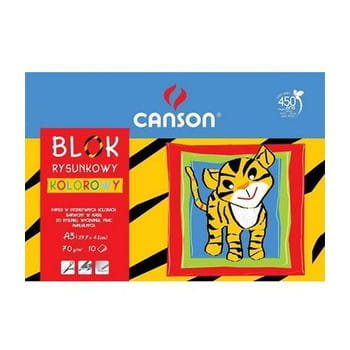 Blok rysunkowy A3 kolor 80g Canson 400075201 Canson