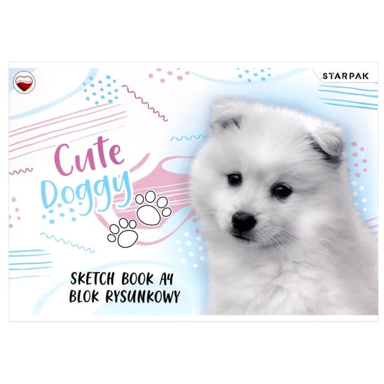 Blok Rysunkowy A4/20k Biały Cute Doggy Starpak 492042 Starpak