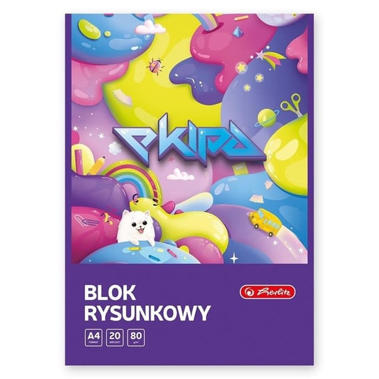 Blok Rysunkowy A4/20K Biały Ekipa (10Szt) Herlitz