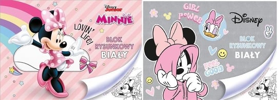 Blok rysunkowy A4/20K biały Minnie Mouse ABC