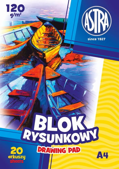 Blok rysunkowy ASTRAPAP A4 120g Astra