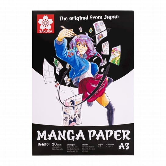 Blok rysunkowy Manga Paper A3, Sakura Sakura