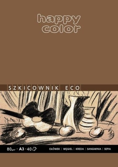 Blok szkicowy, A3, Eco Happy Color