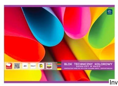Blok Tech.A4 Kolor.20K Barwiony W Masie Interdruk Interdruk