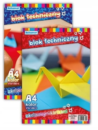 Blok Techniczny A4 Kolorowy Przedsiębiorstwo SCHEMAT Marczak, Lewiński - Spółka Jawna