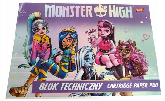 Blok Techniczny Monster High 10 + 1 Arkuszy Unipap