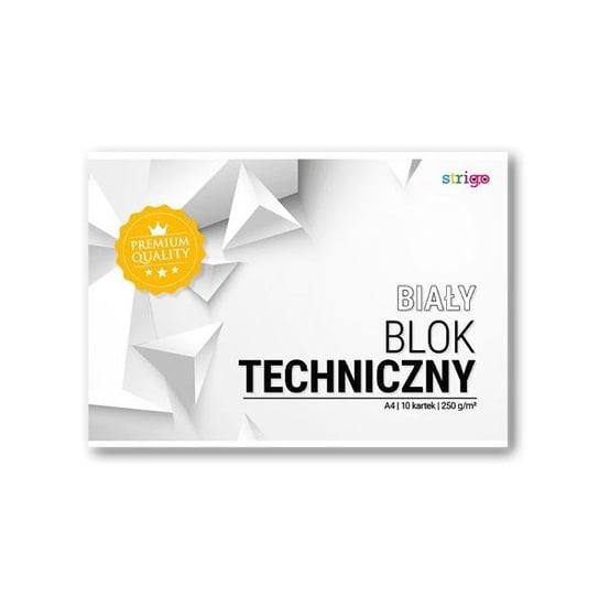 Blok techniczny Premium A4 10k 250g biały (SPA018) PILOT WPC