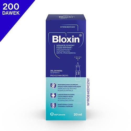 Bloxin Żel do nosa w sprayu, 20 ml Bloxin