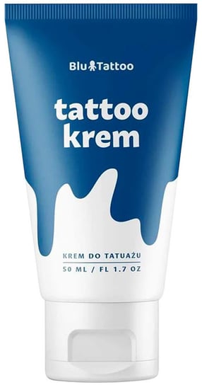 Blu Tattoo, Krem do pielęgnacji i gojenia tatuażu, 50 ml Inna marka