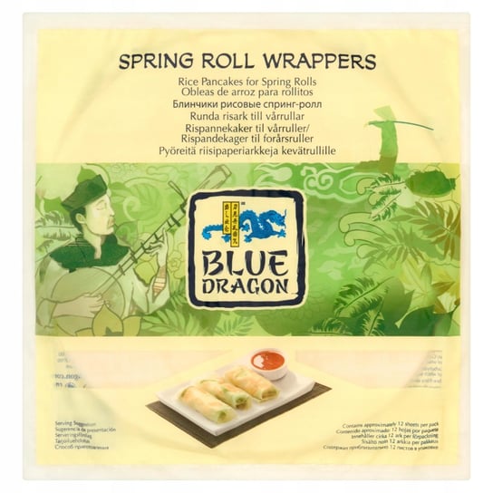 Blue Dragon Papier ryżowy okrągły do sajgonek 134g BLUE DRAGON