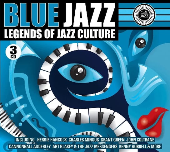 Blue Jazz Legends Of Jazz Culture Various Artists, Davis Miles, Coltrane John, Brubeck Dave, Mingus Charles, Monk Thelonious, Rollins Sonny, Evans Bill, Burrell Kenny, Hancock Herbie, Adderley Cannonball