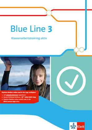 Blue Line 3. Klassenarbeitstraining aktiv mit Multimedia-CD Klett Ernst /Schulbuch, Klett