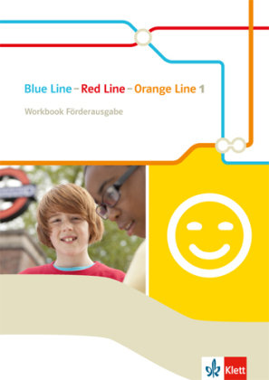 Blue Line - Red Line - Orange Line 5. Klasse. Workbook Förderausgabe Klett Ernst /Schulbuch, Klett