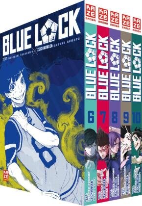 Blue Lock - Band 6-10 im Sammelschuber Crunchyroll Manga