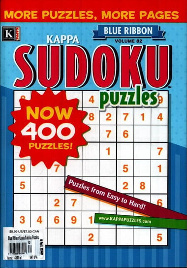 Blue Ribbon Kappa Sudoku Puzzles [US] EuroPress Polska Sp. z o.o.