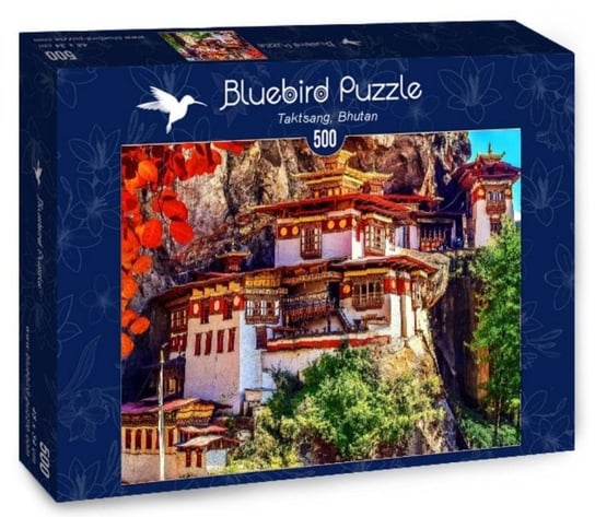 Bluebird, puzzle, Bhutan, Taktsang, 500 el. Bluebird