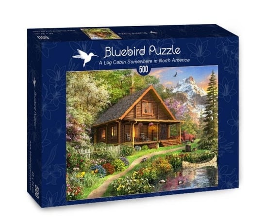 Bluebird, puzzle, Chata Z Bali Gdzieś W Ameryce Północnej, 500 el. Bluebird