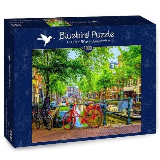 Bluebird, puzzle, Czerwony Rower W Amsterdamie, 1000 el. Bluebird