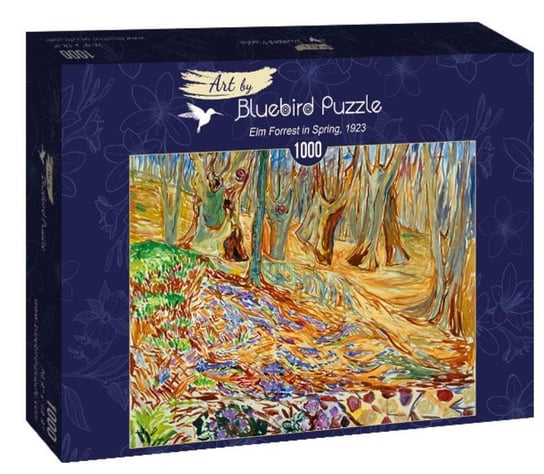 Bluebird, puzzle, Edvard Munch, Las Na Wiosne, 1000 el. Bluebird