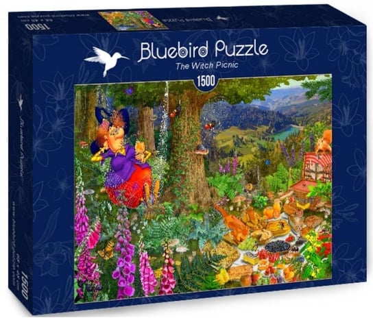 Bluebird, puzzle, Francois Ruyer, Czarownica Na Pikniku, 1500 el. Bluebird