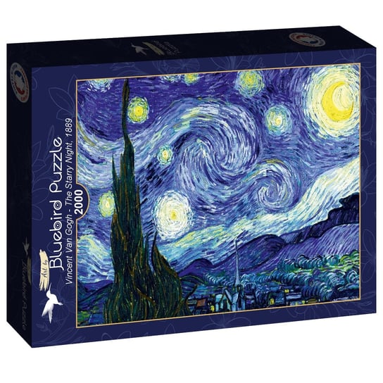 Bluebird, puzzle, Gwiaździsta noc, Vincent van Gogh, 2000 el. Bluebird