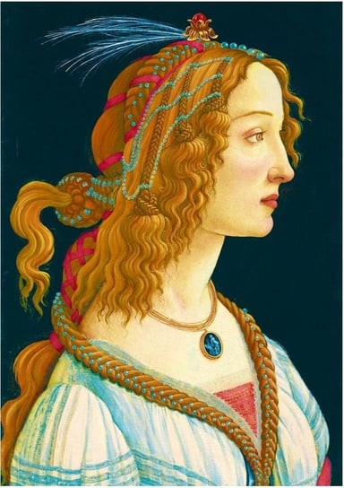 Bluebird, puzzle, Idealny Portret Kobiety, Botticelli, 1000 el. Bluebird