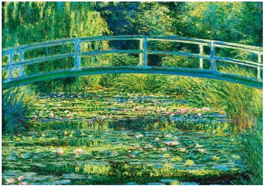 Bluebird, puzzle, Japoński Ogród, Claude Monet, 1000 el. Bluebird
