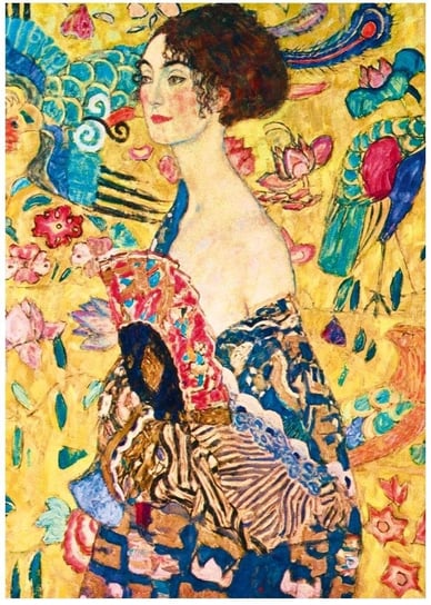 Bluebird, puzzle, Kobieta Z Wachlarzem, Gustav Klimt, 1000 el. Bluebird
