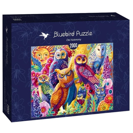 Bluebird, puzzle, Kolorowe Sowy, 2000 el. Bluebird