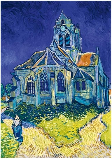Bluebird, puzzle, Kościół W Auvers-Sur-Oise, 1000 el. Bluebird