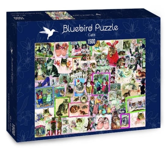 Bluebird, puzzle, Koty, 1500 el. Bluebird
