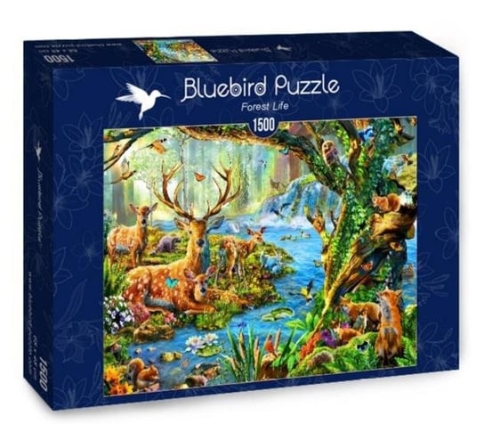 Bluebird, puzzle, Leśne Życie, 1500 el. Bluebird