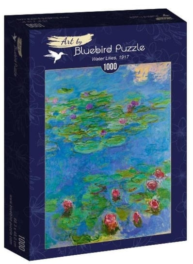 Bluebird, puzzle, Lilie Wodne, Claude Monet, 1000 el. Bluebird