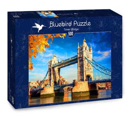 Bluebird, puzzle, Londyn, Widok Na Tower Bridge, 500 el. Bluebird