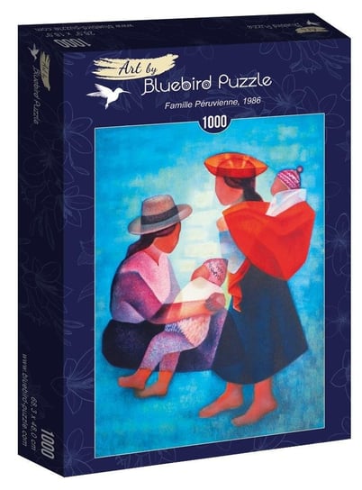 Bluebird, puzzle, Louis Toffoli, Peruwiańska Rodzina, 1000 el. Bluebird