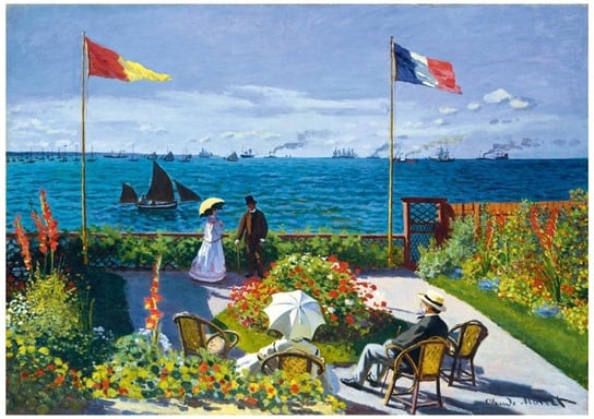 Bluebird, puzzle, Na Tarasie, Claude Monet, 1000 el. Bluebird